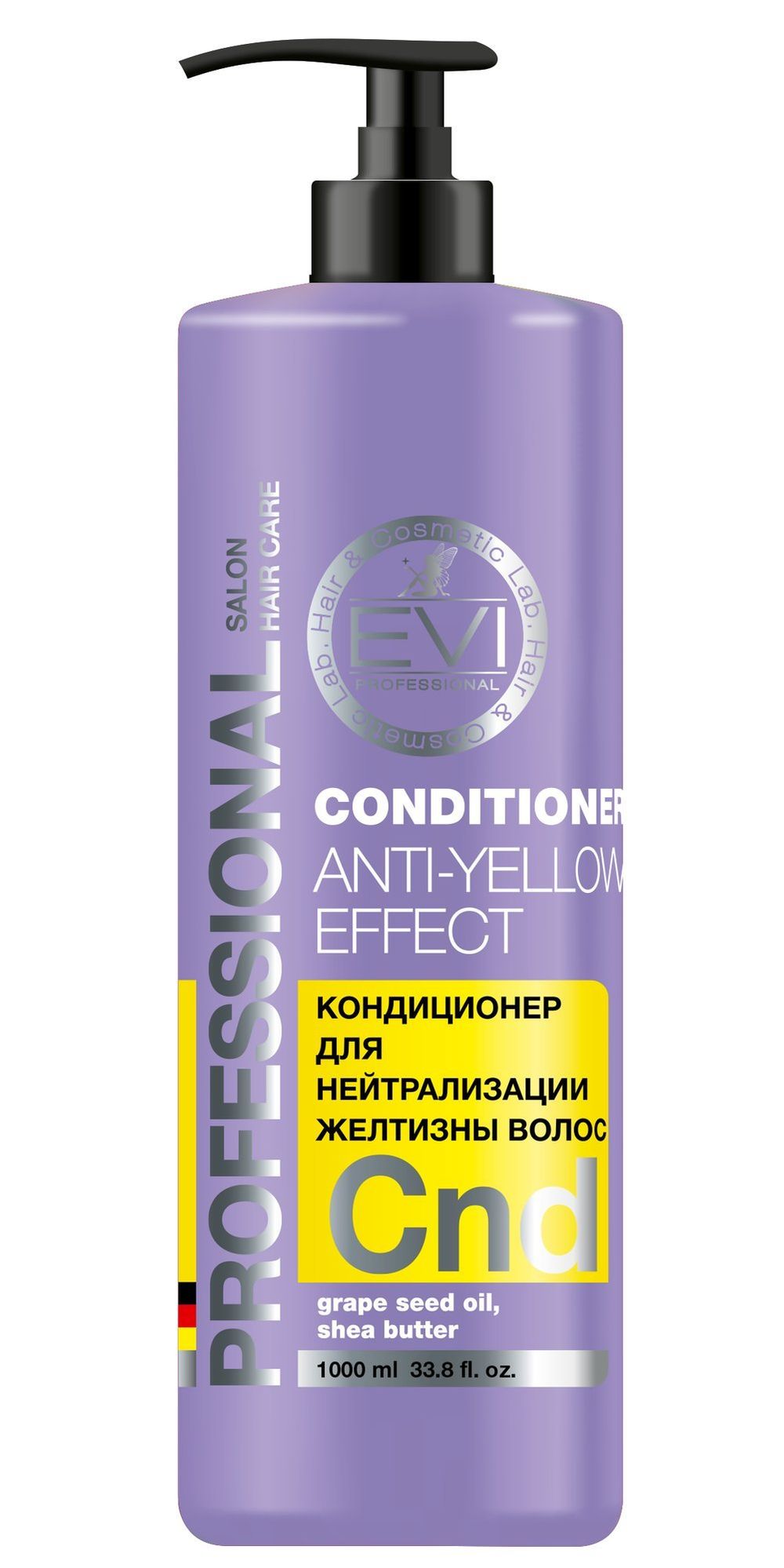 Кондиционер Серебристый EVI Professional 1000мл д/нейтрализ желтизны волос