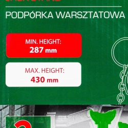 Подставка ремонтная 3т (h min 287мм, h max 430мм) (к-т 2шт) RockForce RF-T43002C