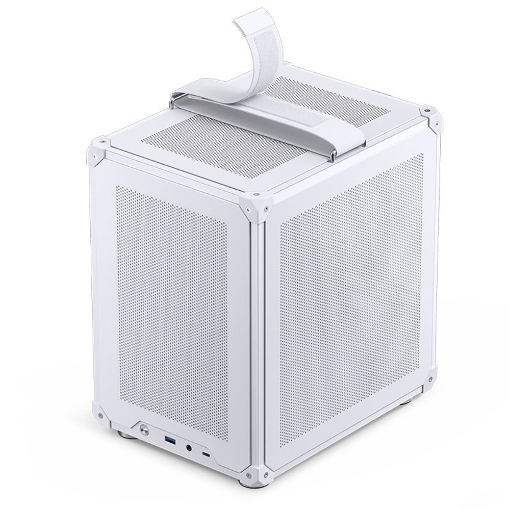 Корпус JONSBO C6-ITX, ITX, MINI-DTX, белый (без БП)