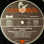 Boney M. ‎– Take The Heat Off Me (Германия 1976г.)
