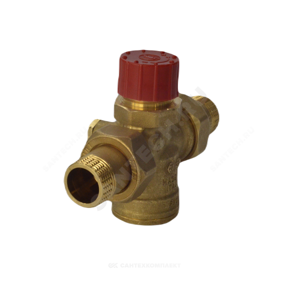 Клапан балансировочный автомат латунь R206A-1 Ду 20 G3/4" A Ру25 НР 0.05 - 1.3 м3/ч без ниппелей Giacomini R206AY104