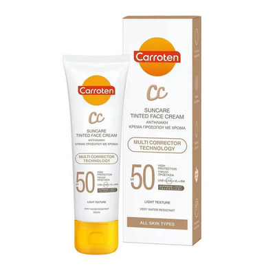 СС-крем лицо SPF50 CAROTTEN 50мл