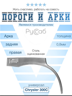 Арка правая Chrysler 300C 2004-2010 универсал