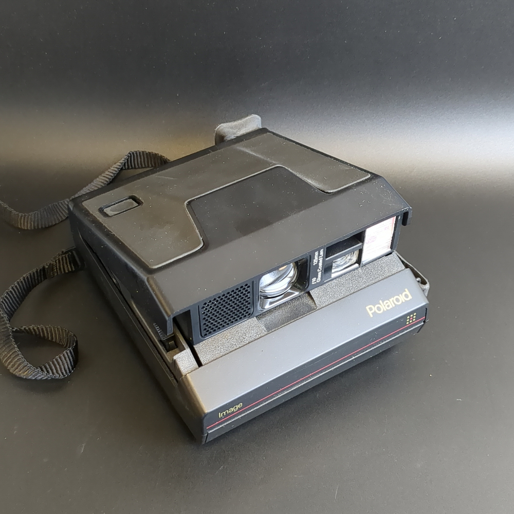 Фотоаппарат "Polaroid Image ", пластик, картон, печать, Polaroid, Великобритания, 1980-1990 гг.