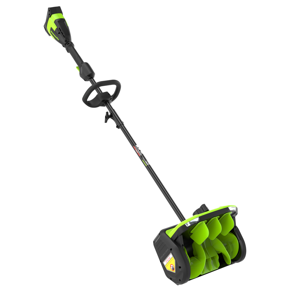 Аккумуляторная снегоуборочная лопата Greenworks GD40SS2 Арт. 2603107UH, 40V, 30 см, с регулируемым направлением выброса, бесщеточный, с 1хАКБ 8 Ач и ЗУ