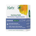 Гигиенические прокладки Night (10 штук) Naty