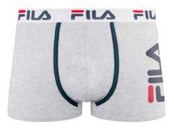 Мужские спортивные боксеры Fila Man Boxer 2P - grey