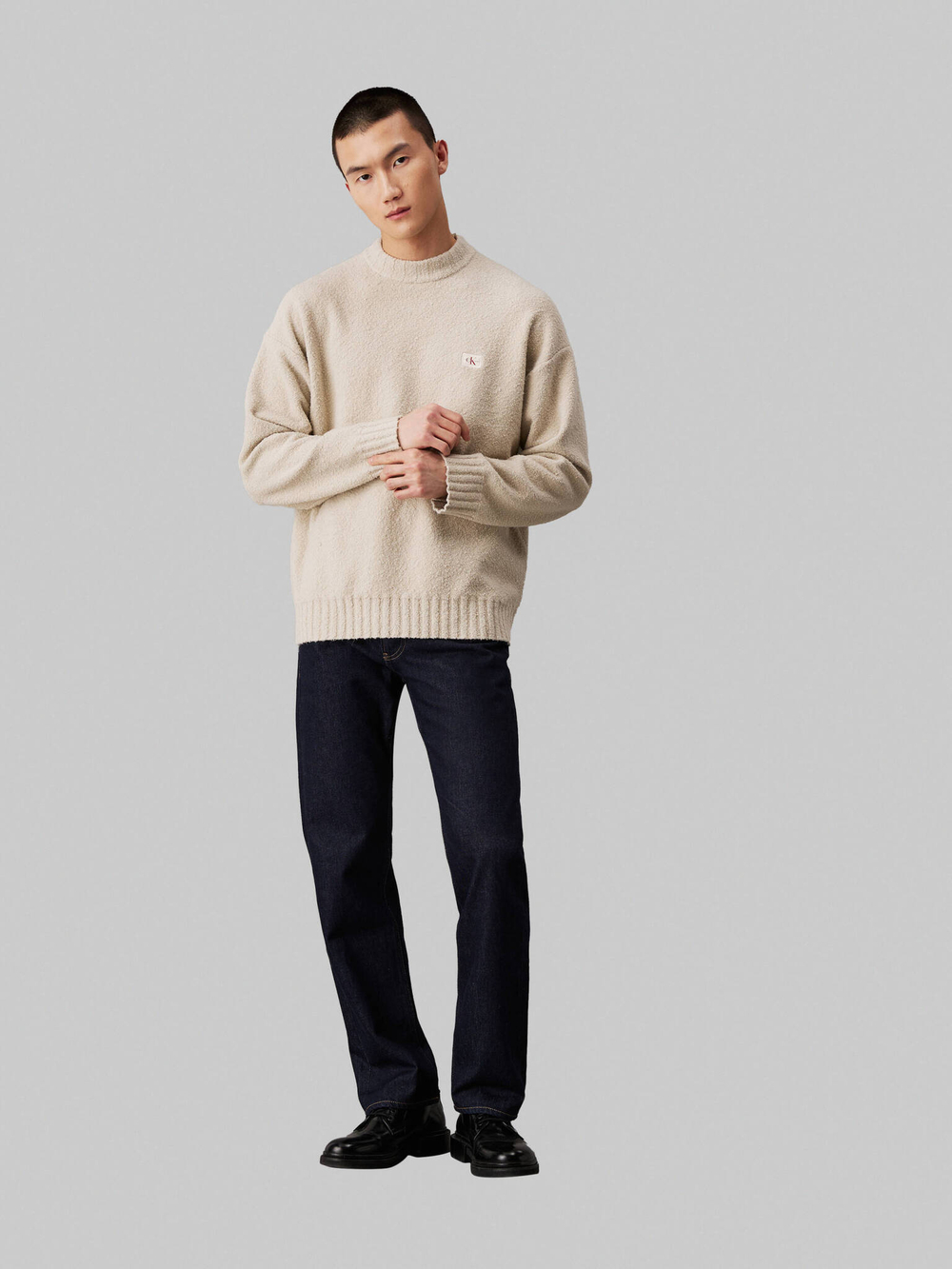 Свитер CALVIN KLEIN JEANS - бежевый(J30J326202)