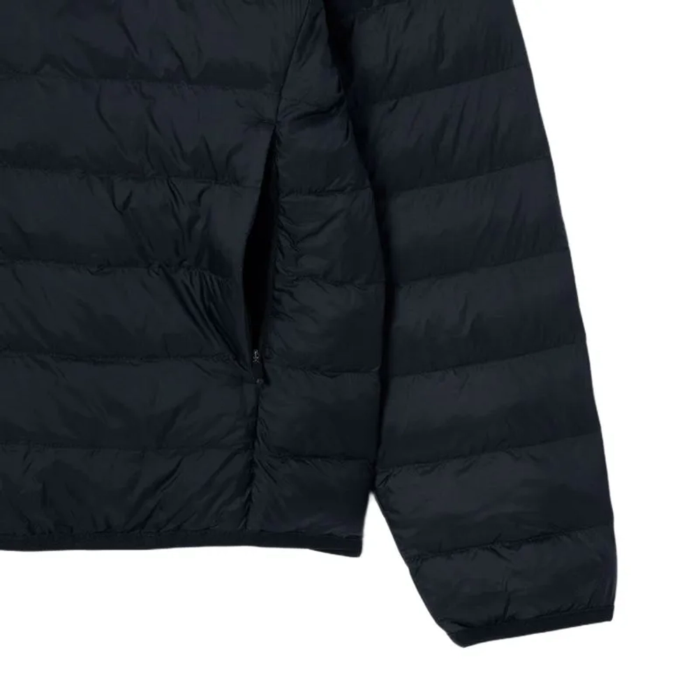 Мужская теннисная куртка Lacoste Water-Repellent Down Windbreaker - black