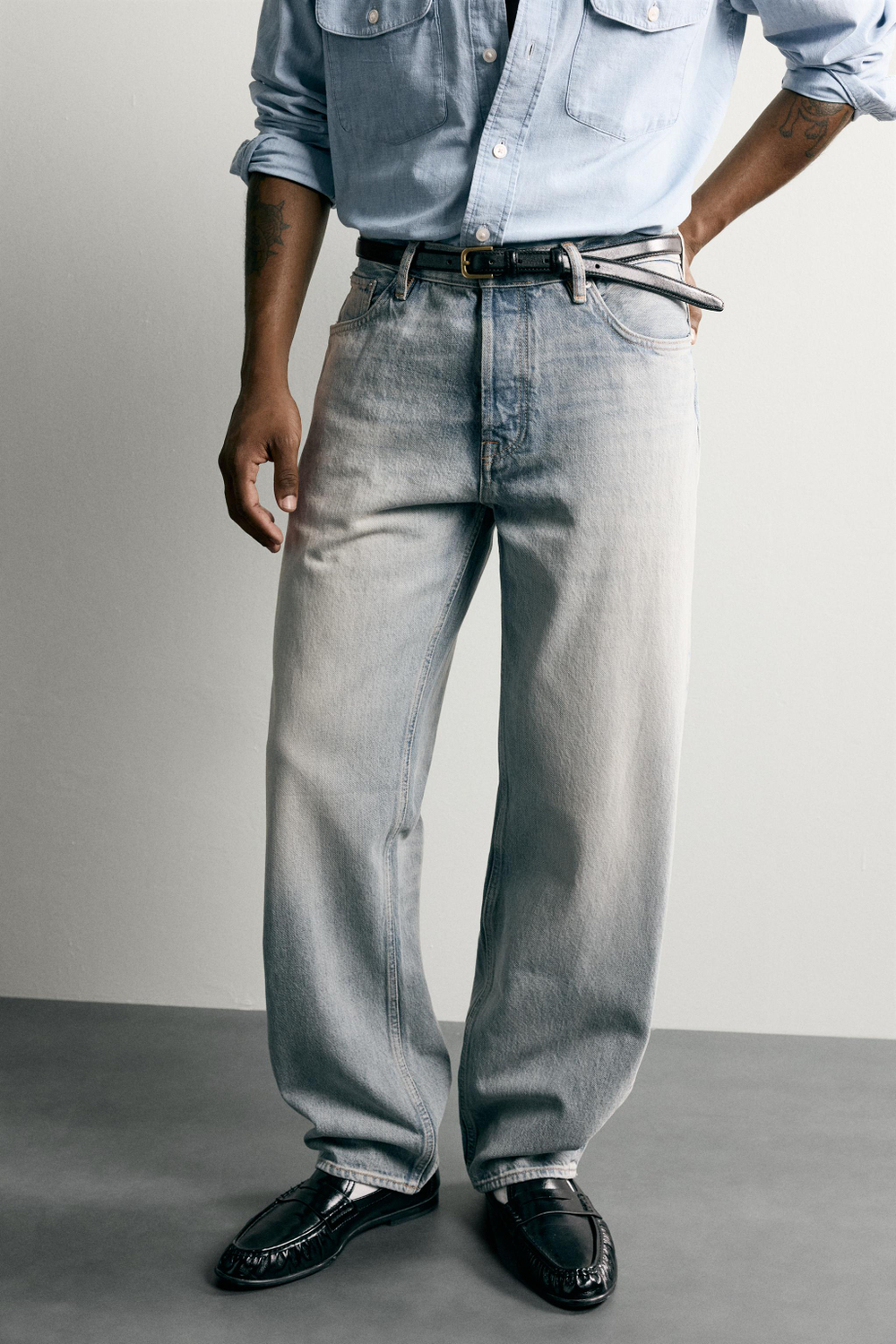 ДЖИНСЫ STRAIGHT FIT — ZARA · 6045/351