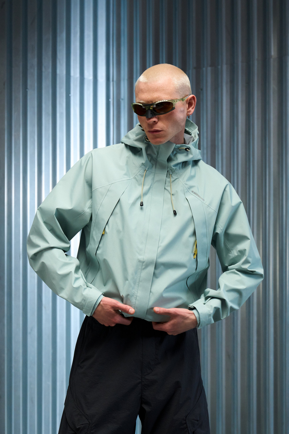 Куртка Nothomme Monterest Retro Mountain-Style Hard Shell Jacket "Yuehe Blue"