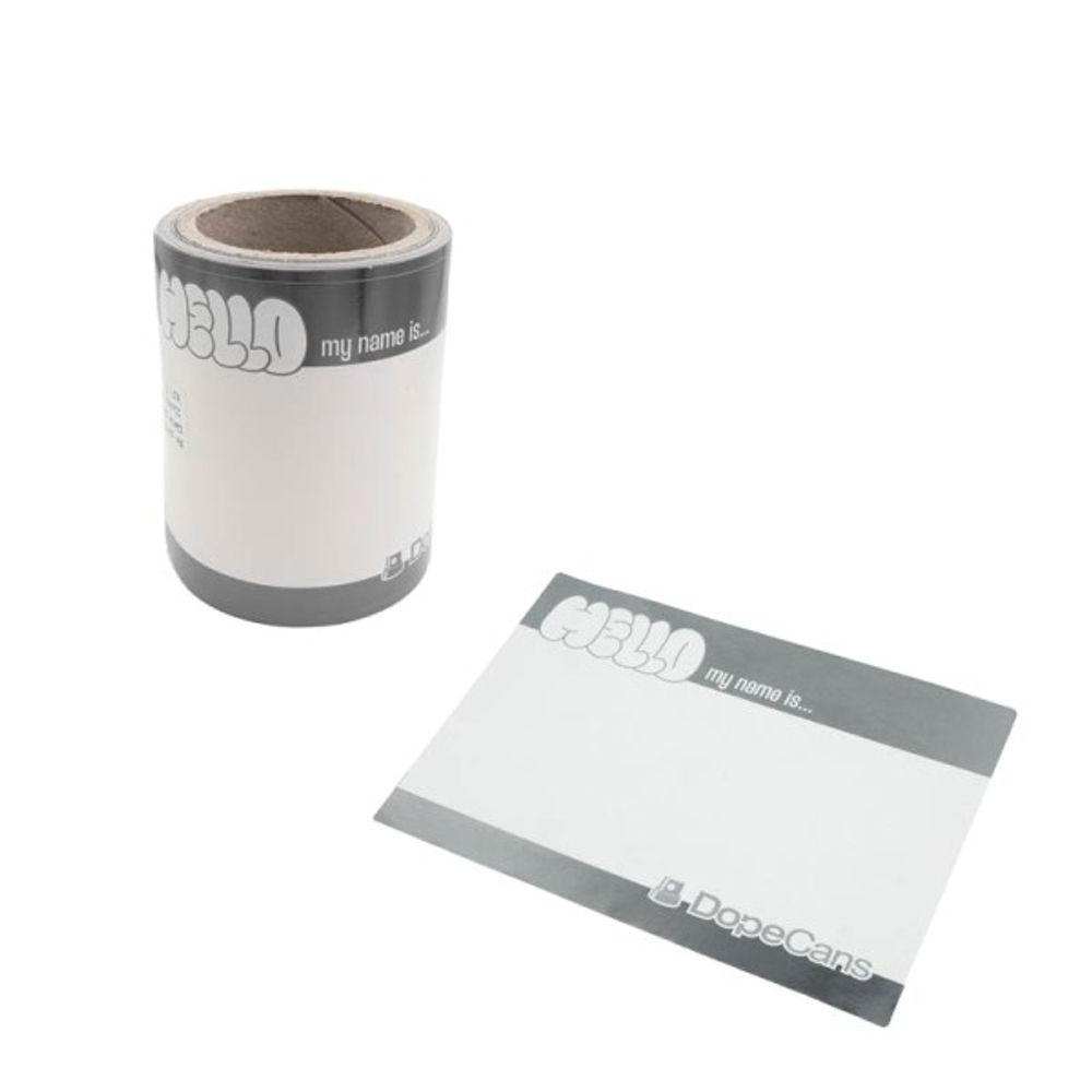 Стикер Dope Metallic Hello Silver