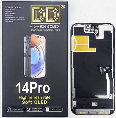 Дисплей iPhone 14 Pro SOFT OLED; 120Hz; бренд DD