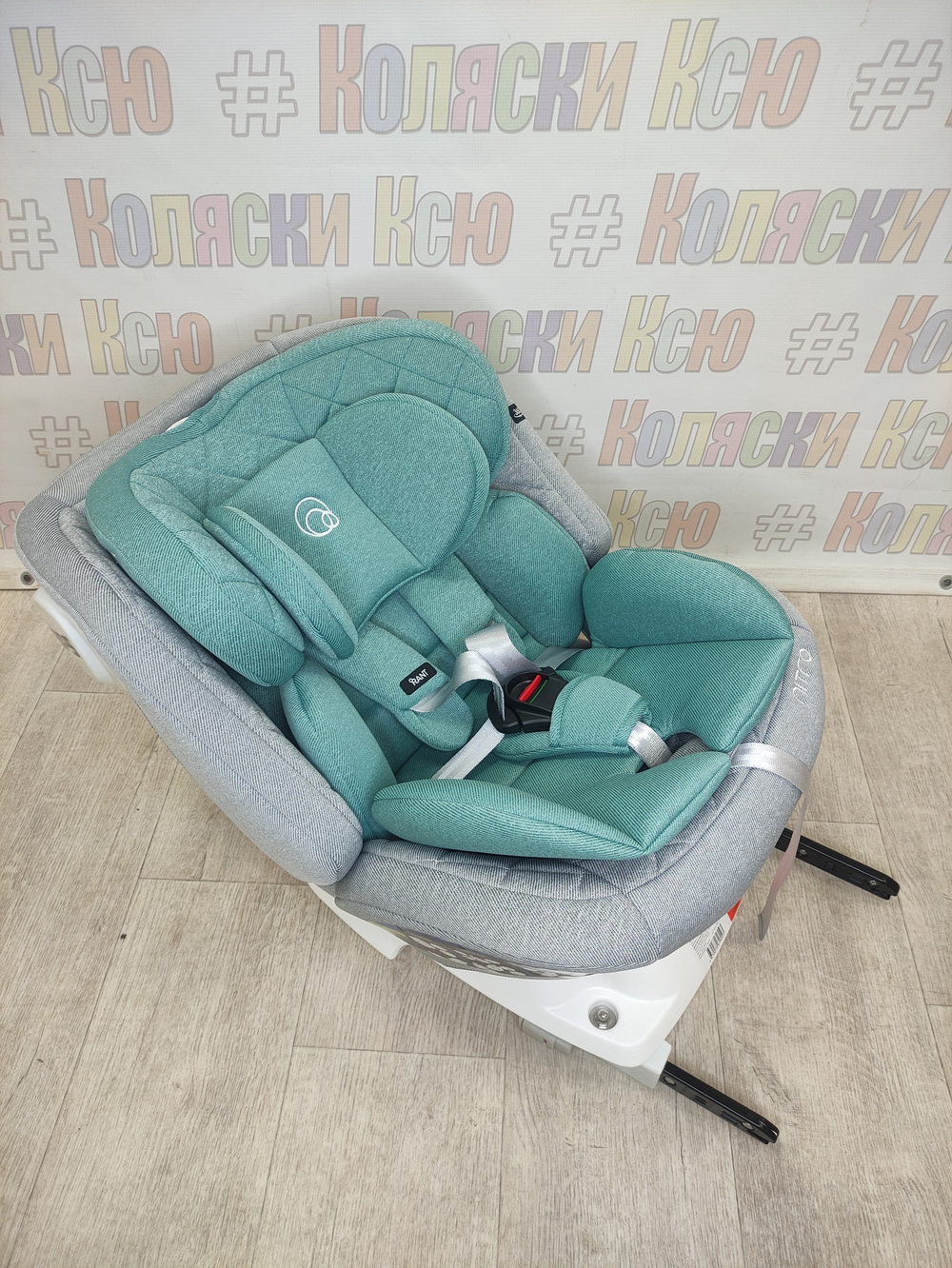 Автокресло детское Rant Nitro Isofix группа 0/1/2/3 (0-36) Grey/Mint