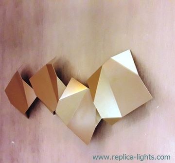 replica Origami Quadruple LED Wall sconce ( gold )