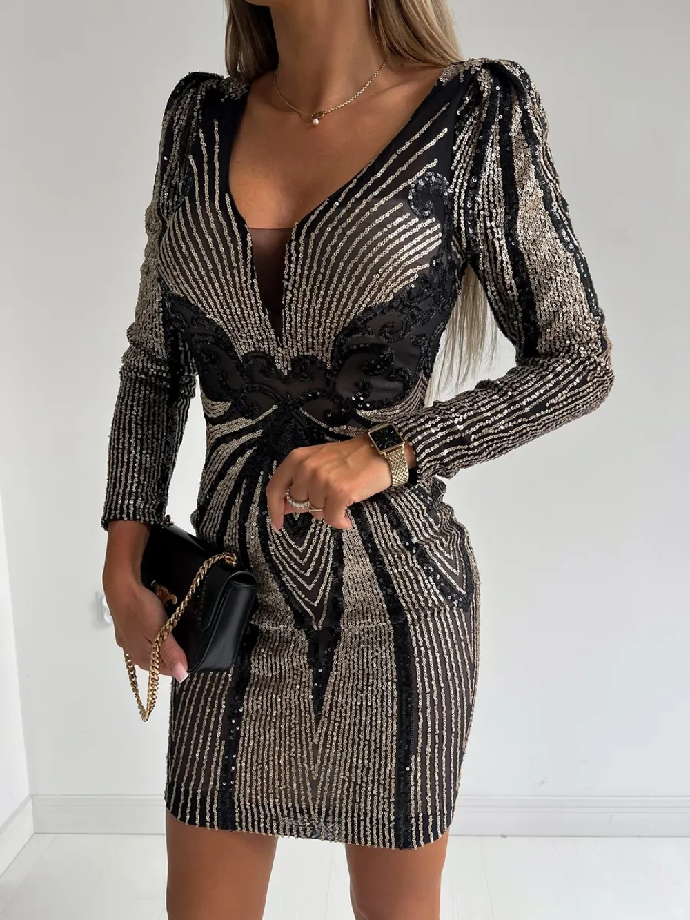 золотисто-черное платье+ plus size