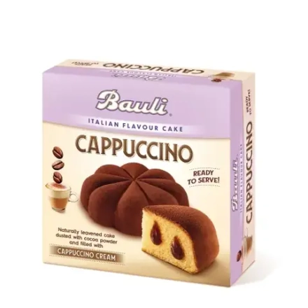 Кекс Bauli “Cappuccino” с кремовой кофейной начинкой 400 г