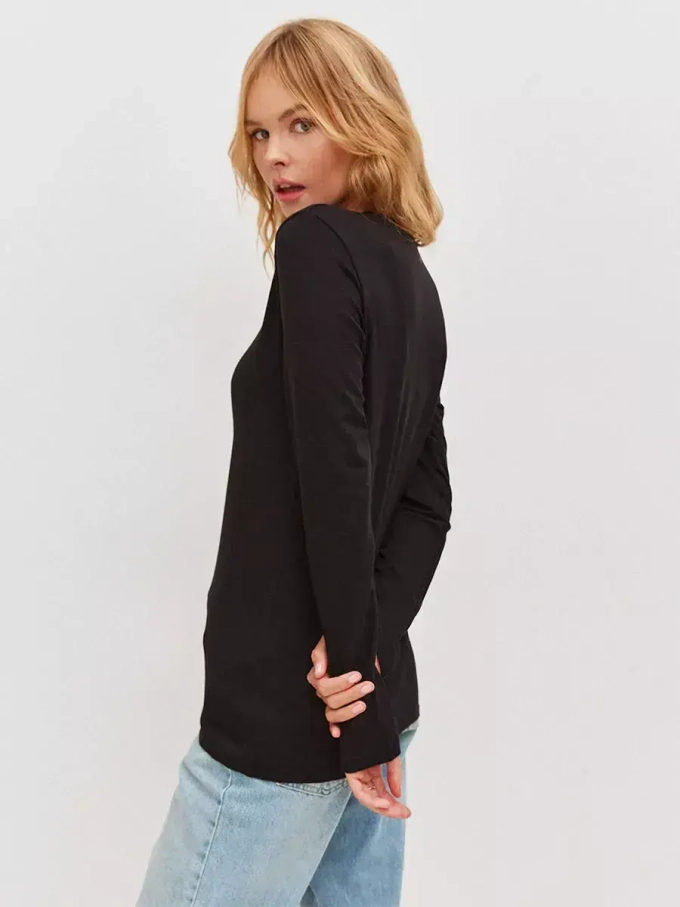 Лонгслив облегающий