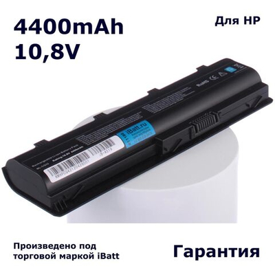 Аккумулятор iBatt 4400mAh, для HP- 2000-2d90ER 2000-2d91SR 630 A6E58EA CQ58-355ER ENVY 17-1190eg G42-415DX G42-474TX G42t XU602EA