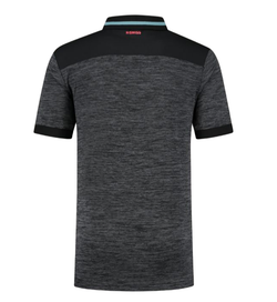 Мужское теннисное поло K-Swiss Tac Hypercourt Polo Melange - jet black melange