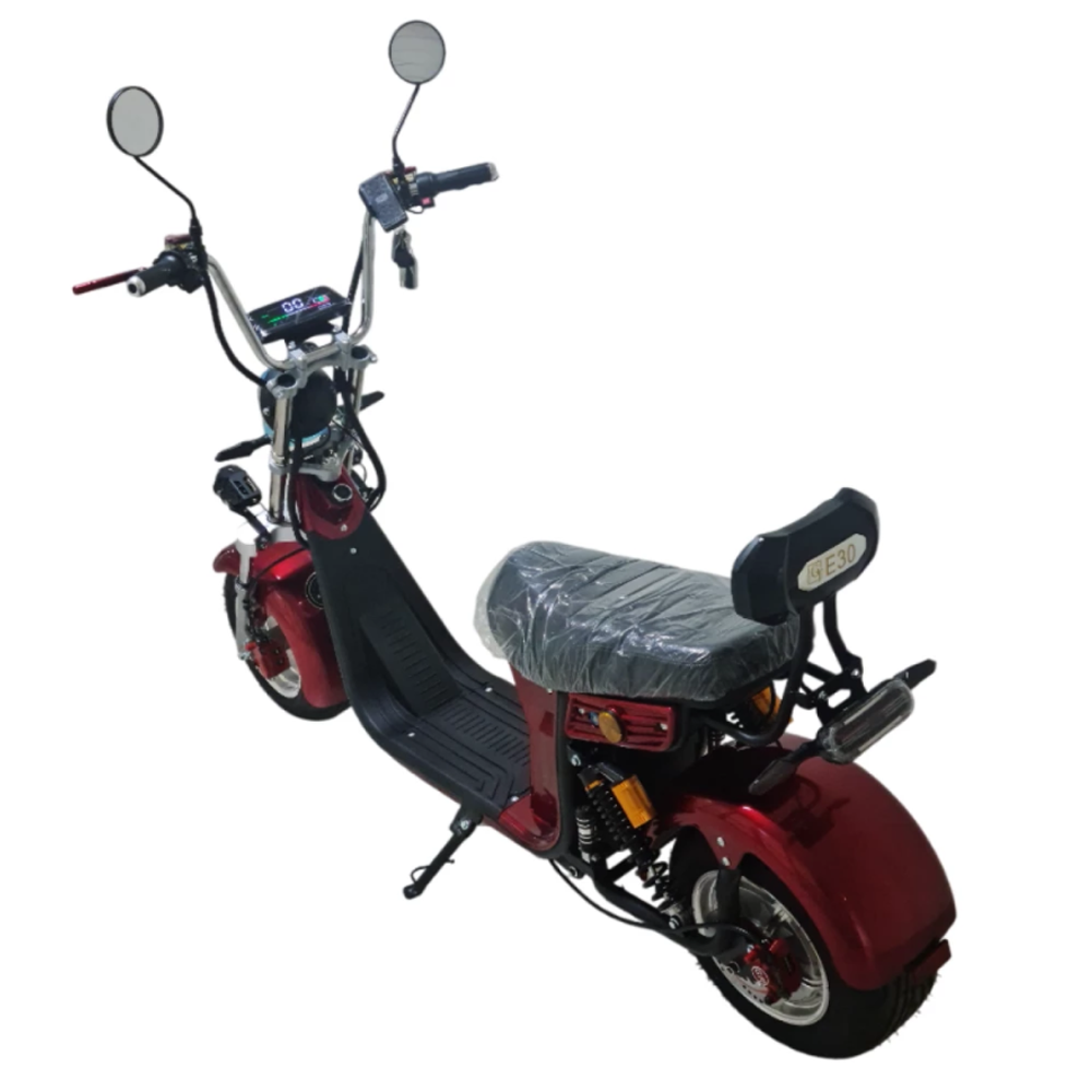 Электроскутер Citycoco GT E30 красный