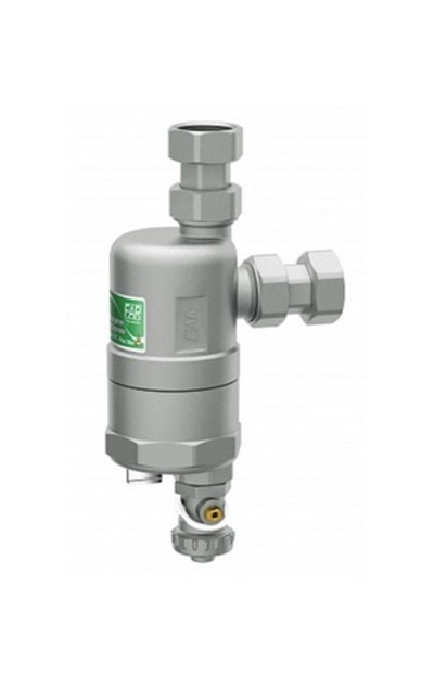 Сепаратор шлама угловой с магнитной вставкой FAR Compact 2273 - 3/4" (НГ/НГ, PN10, Tmax 110°C)