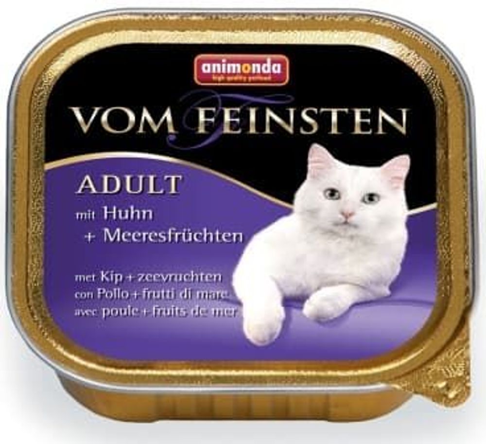 Animonda Консервы VOM FEINSTEN MARE курица/морепродукты д/кошек (100 г)