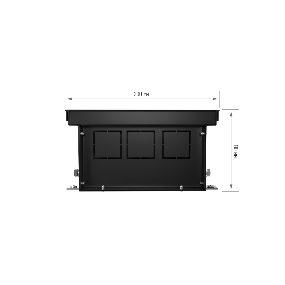 Конвектор внутрипольный Royal Thermo ATRIUM-110/200/2900-DG-U-AU