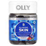 OLLY, жевательные таблетки для сияния кожи, со вкусом ягод, 50 жевательных таблеток