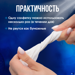 Салфетки для уборки "HouseOrder", безворсовые, многоразовые, 70 листов