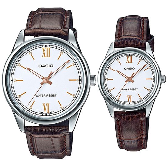 Парные часы Casio Standard: MTP-V005L-7B3 и LTP-V005L-7B3