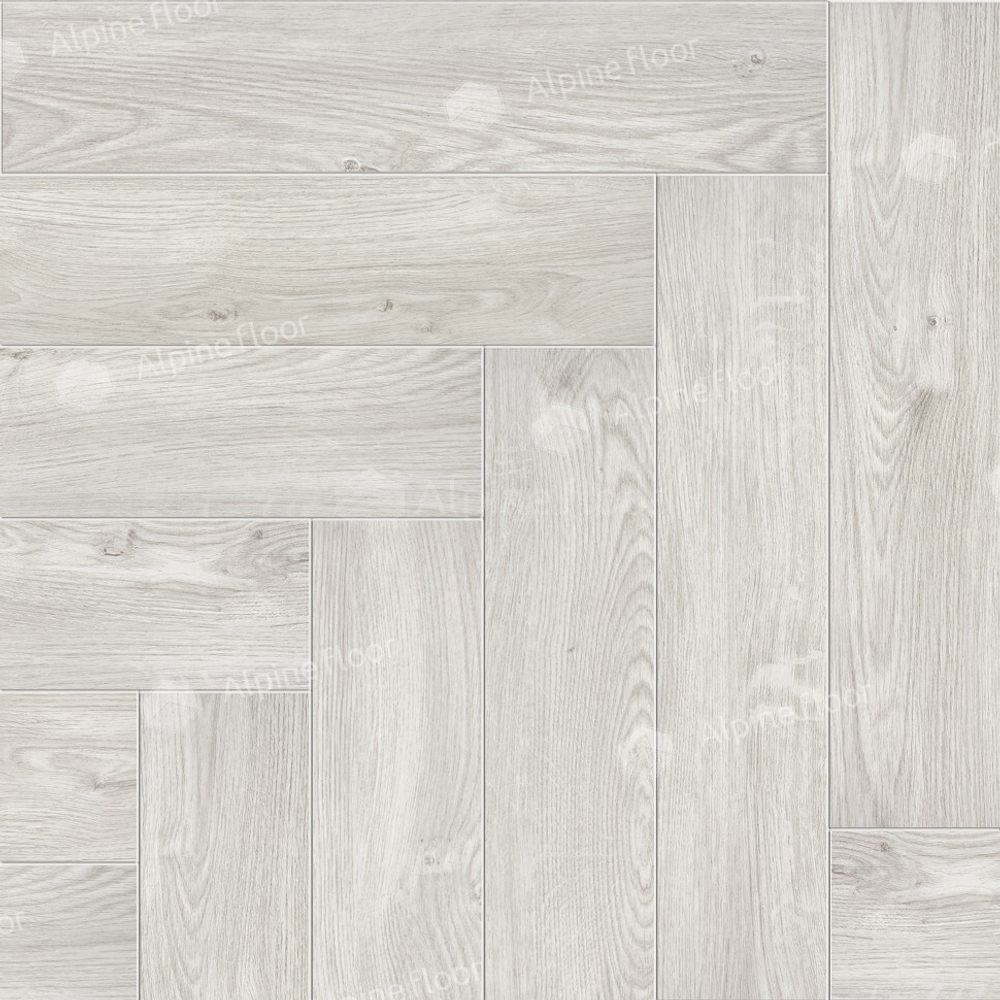Напольные покрытия Екатеринбург. MAXIPOL: Кварцвиниловая плитка Alpine Floor Parquet LVT Снежный ECO 16-11