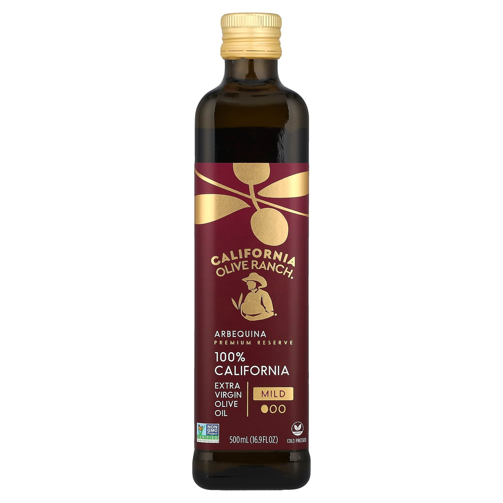 California Olive Ranch, нерафинированное оливковое масло высшего качества, из оливок сорта арбекина, 100% сырья из Калифорнии, 500 мл (16,9 жидк. унции)