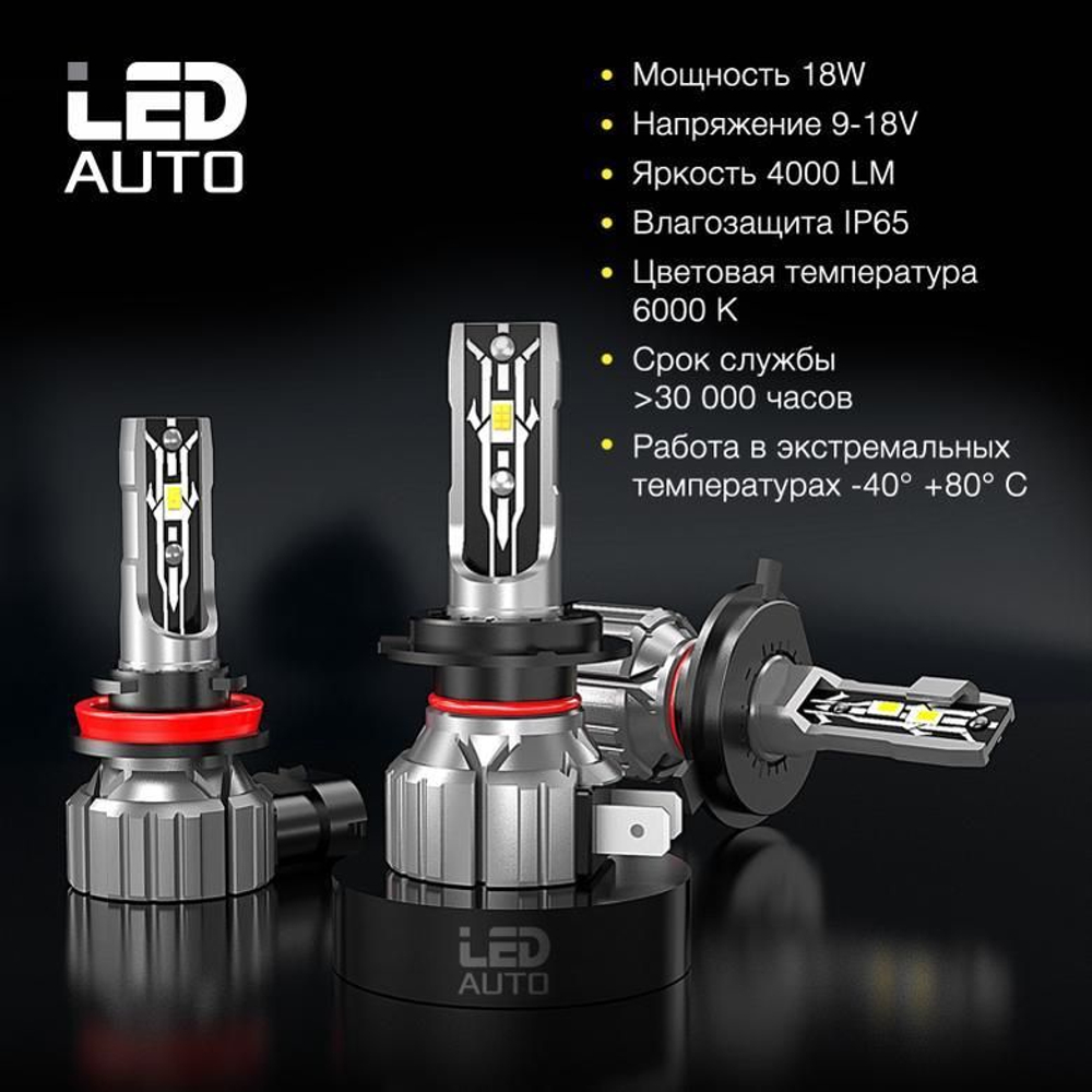 Светодиодная лампа LED AUTO X3 H27