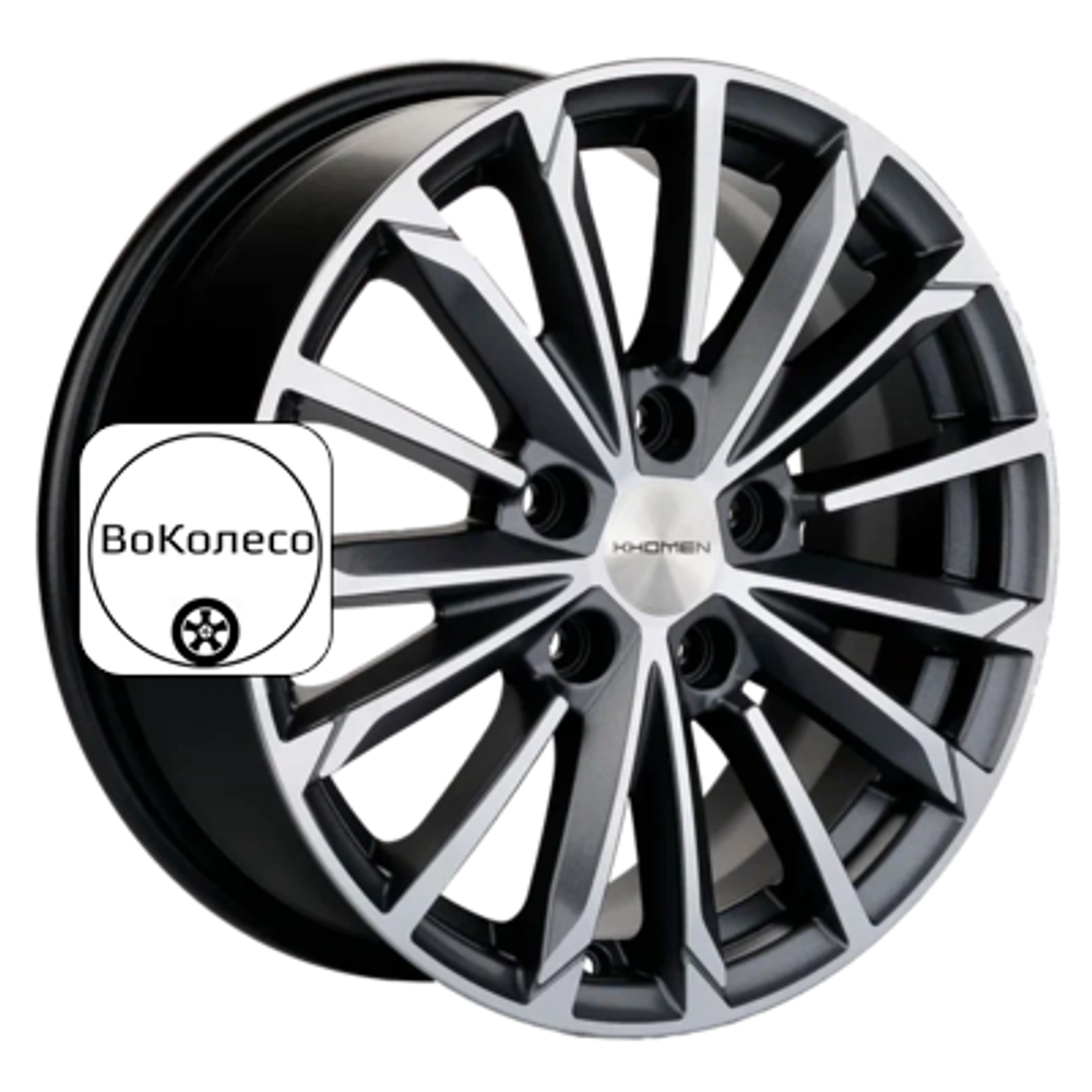 6,5x16/5x114,3 ET50 D66,1 KHW1611 (Renault/Nissan) Gray-FP Khomen Wheels