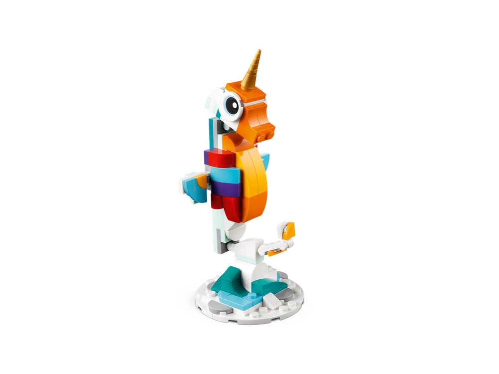 Конструктор Лего Креатор Волшебный единорог 31140 | LEGO Creator Magical Unicorn набор 3 в 1 с единорогом 145 деталей 7+