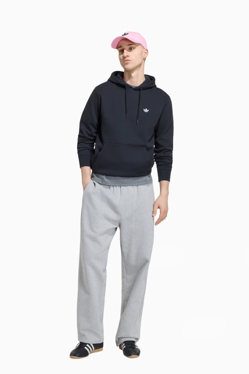 Кофта adidas Originals Trefoil Essentials - черный