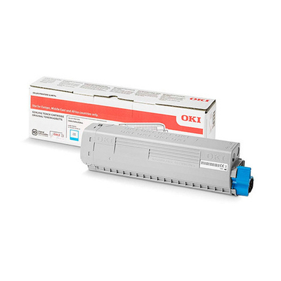 Тонер-картридж Oki 46861323/46861307 для C834/C844 cyan (10К)