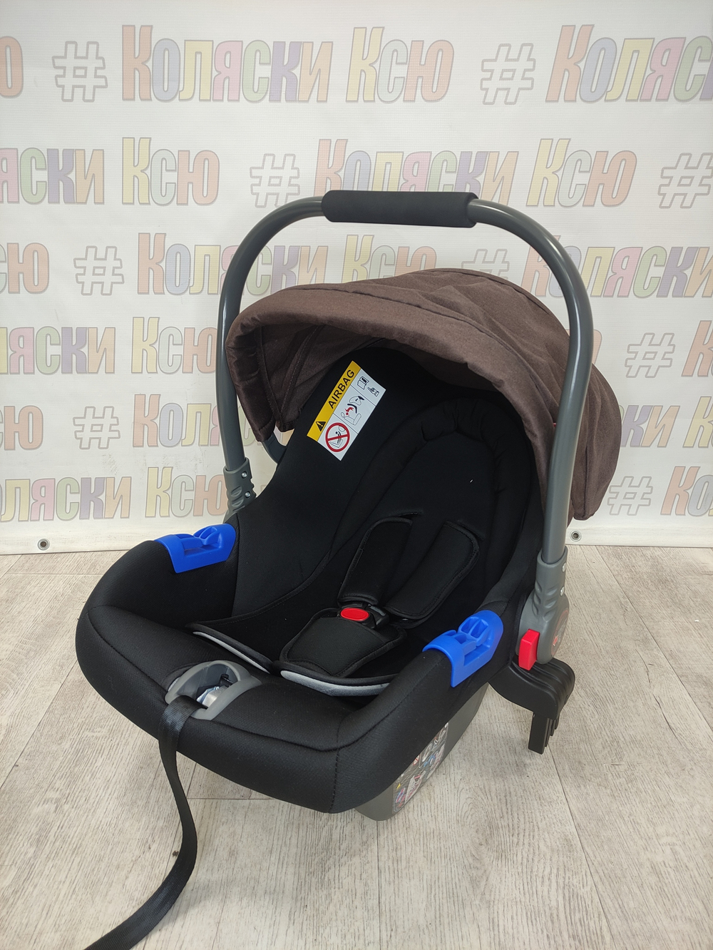 Автолюлька Aimile KS-2150/a группа 0+ (0-13кг) шоколадный