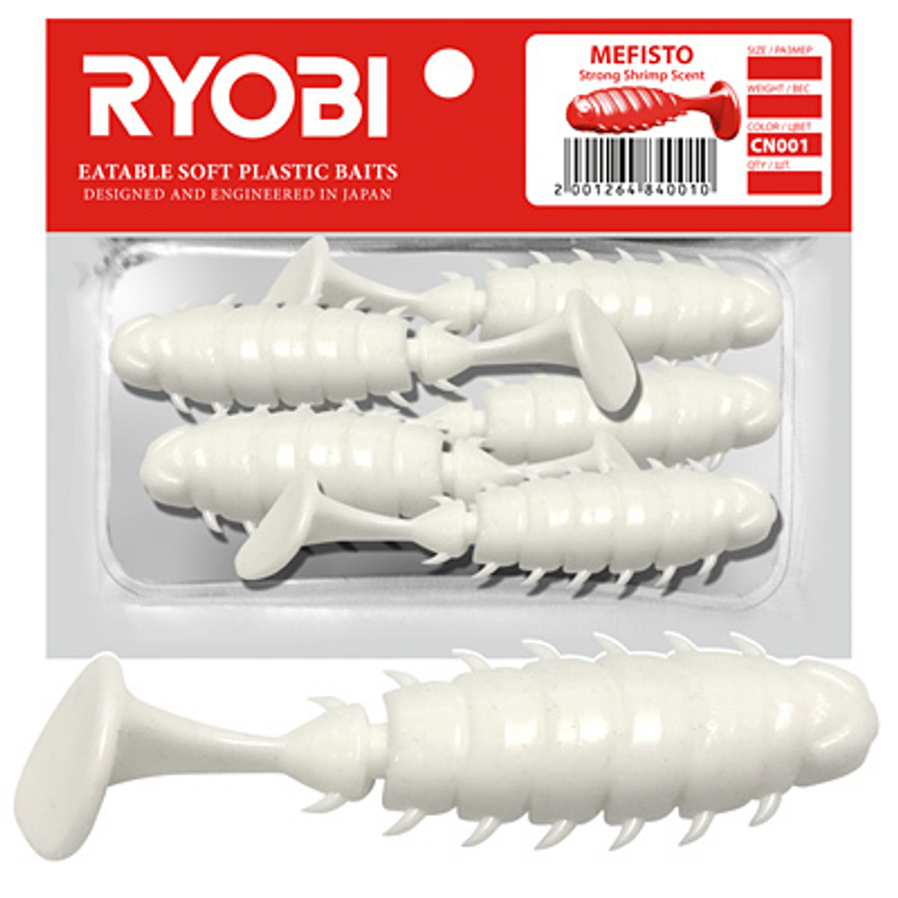 Мягкая силиконовая приманка риппер Ryobi MEFISTO