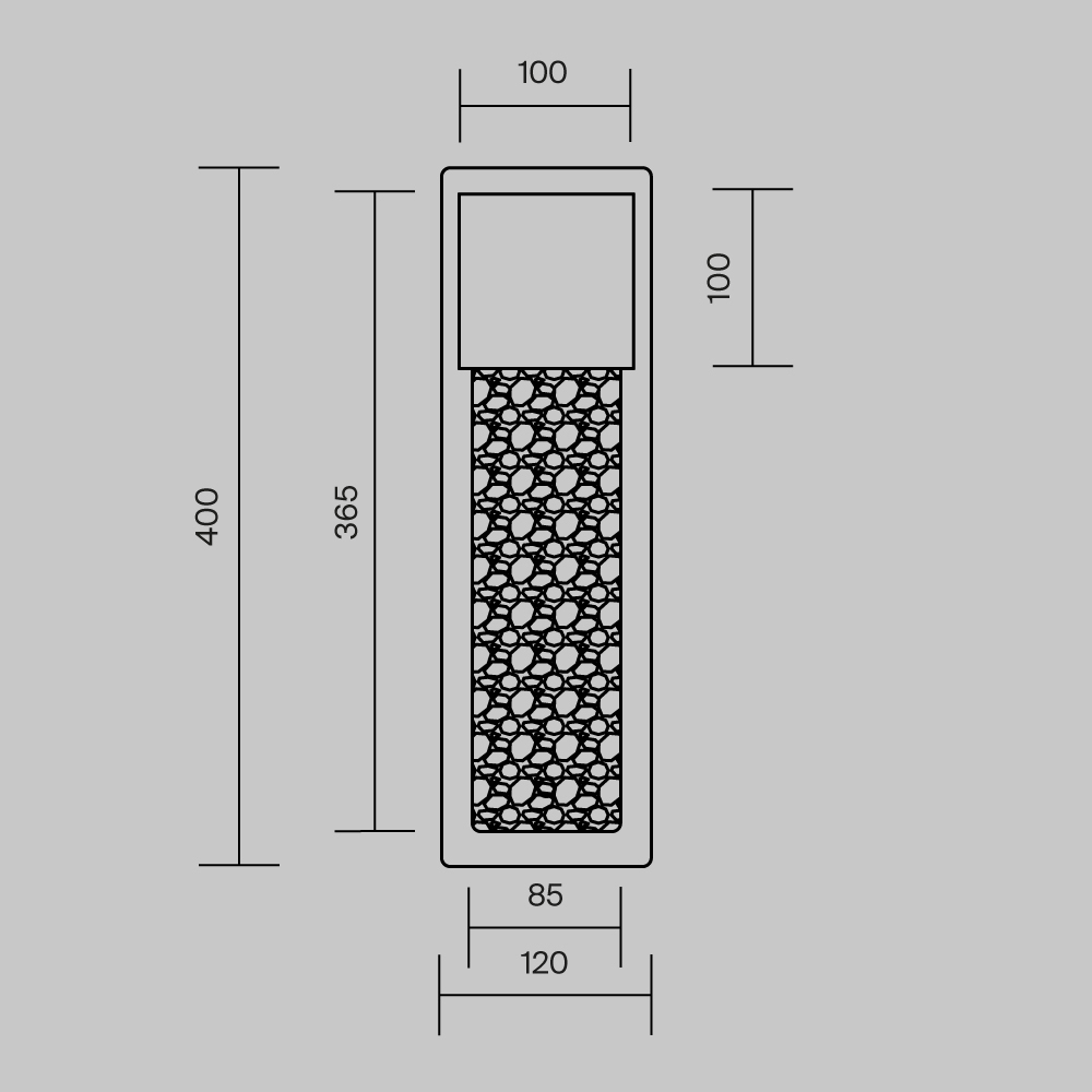 Настенный светодиодный светильник Maytoni Golthic MOD474WL-L20B3K