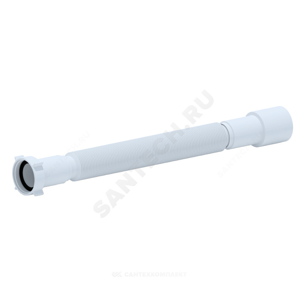 Гофра с гайкой 1 1/2"x40/50 L=541-1371мм АНИ Пласт К116