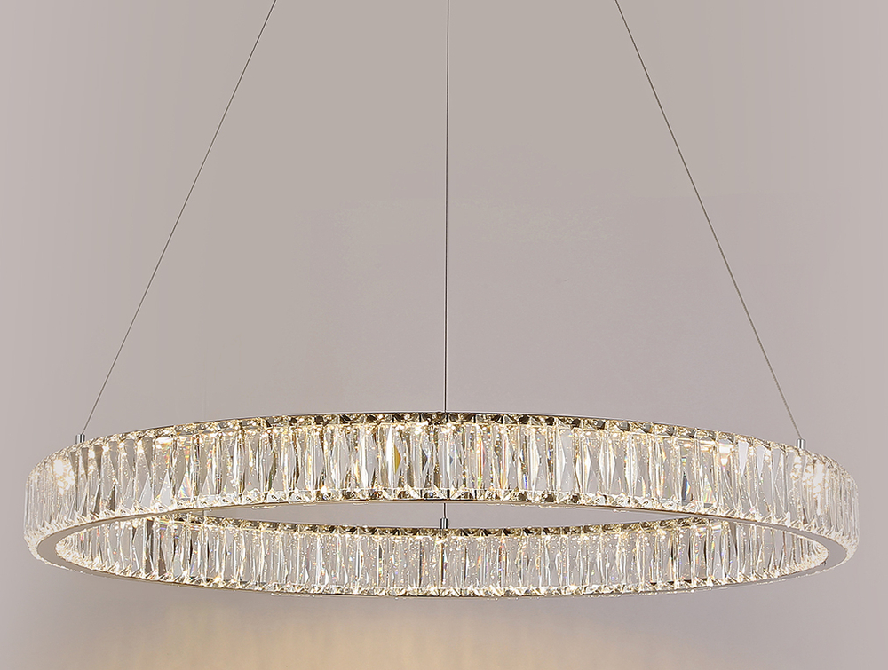 Подвесная светодиодная люстра Newport CRYSTAL 8240/80 chrome, М0067594