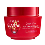 Маска Elvital Color Vive питательная для окрашенных волос с экстрактом красного пиона, 300 мл (Франция)