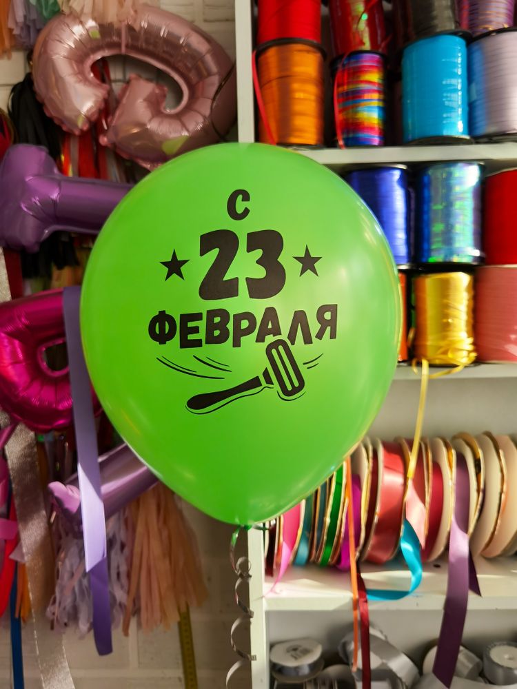 Шар С 23 февраля! (БГ-17)