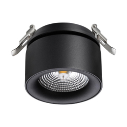 358783 SPOT NT21 526 черный Светильник встраиваемый светодиодный IP20 LED 25W 4000K 2200Лм 100-265V GRODA