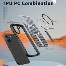 Прозрачный чехол Mesh Pro Magnetic Case для Poco X8 Pro 5G