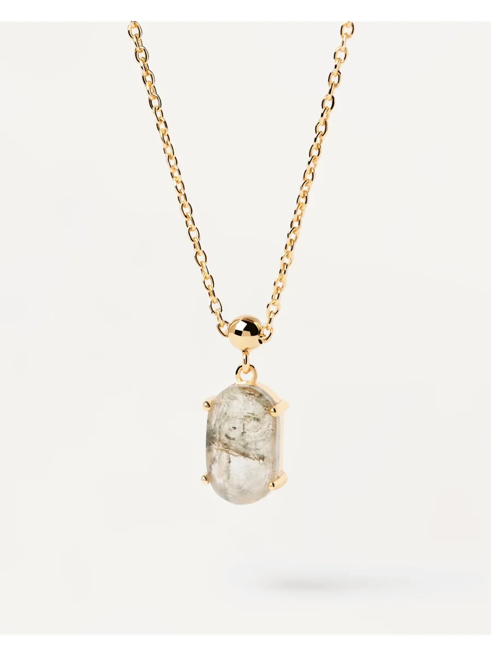 Подвеска-шарм женская PDPaola Labradorite Strength серебро 925 пробы покрытое золотом 750 пробы CH01-015-U