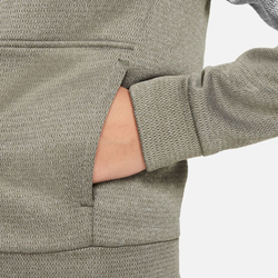 Кофта для мальчика теннисная Nike Therma-FIT Full-Zip Hoodie - зеленый