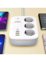 Умный сетевой удлинитель SEW3452 с Wi-Fi